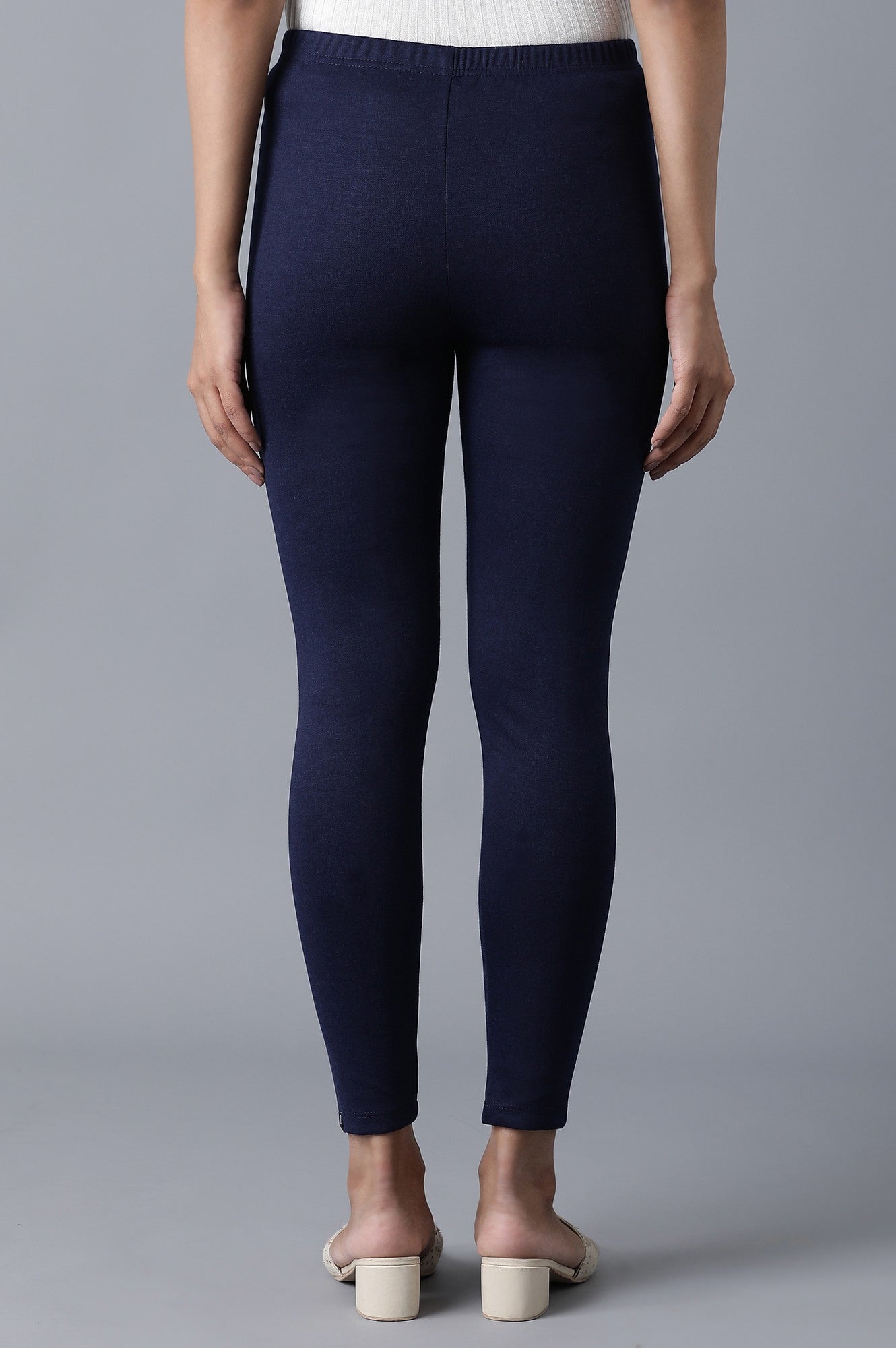 Navy Slim Fit Tights