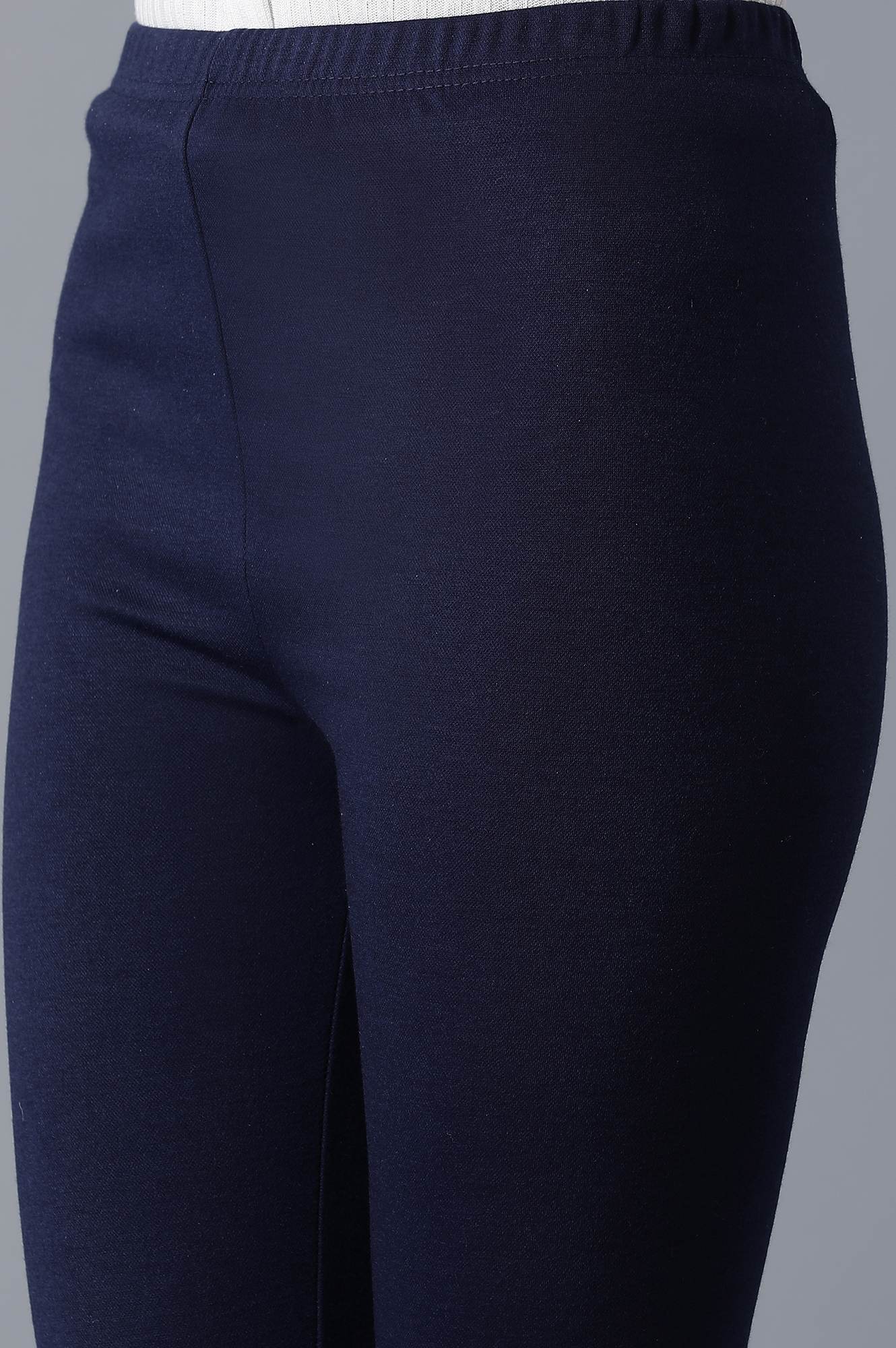 Navy Slim Fit Tights