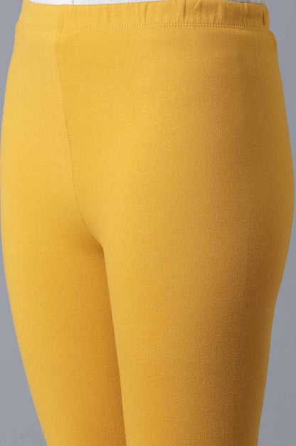 Yellow Ankle Length Tights