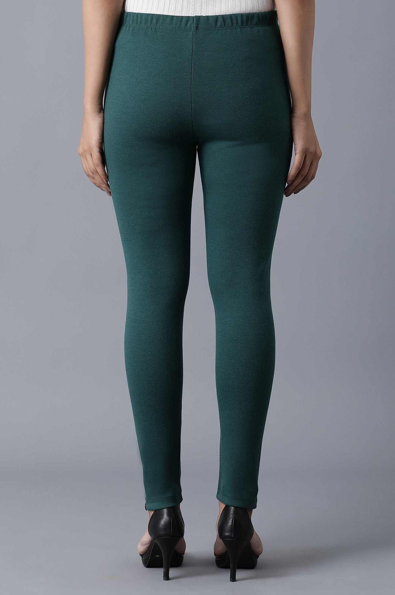 Green Ankle Length Tights