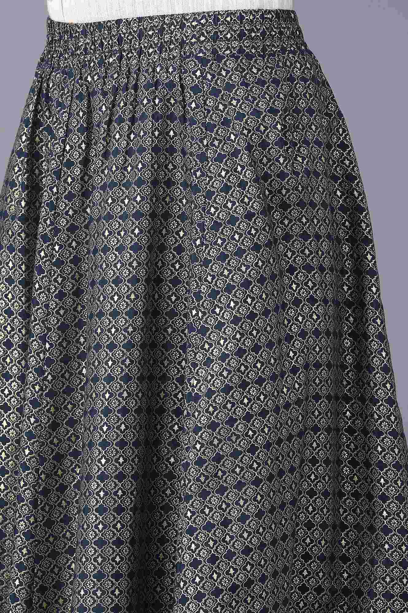 Blue Reversale Skirt