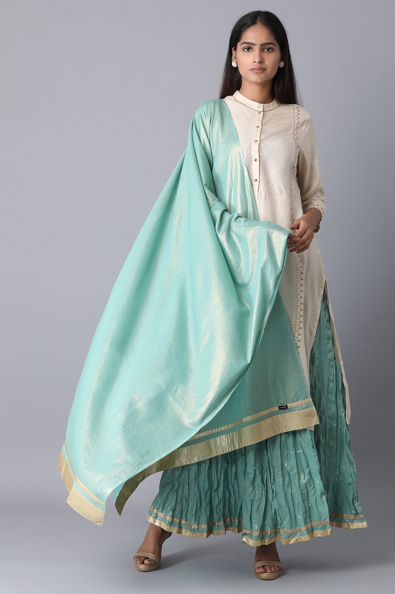 Light Green Voile Dupatta