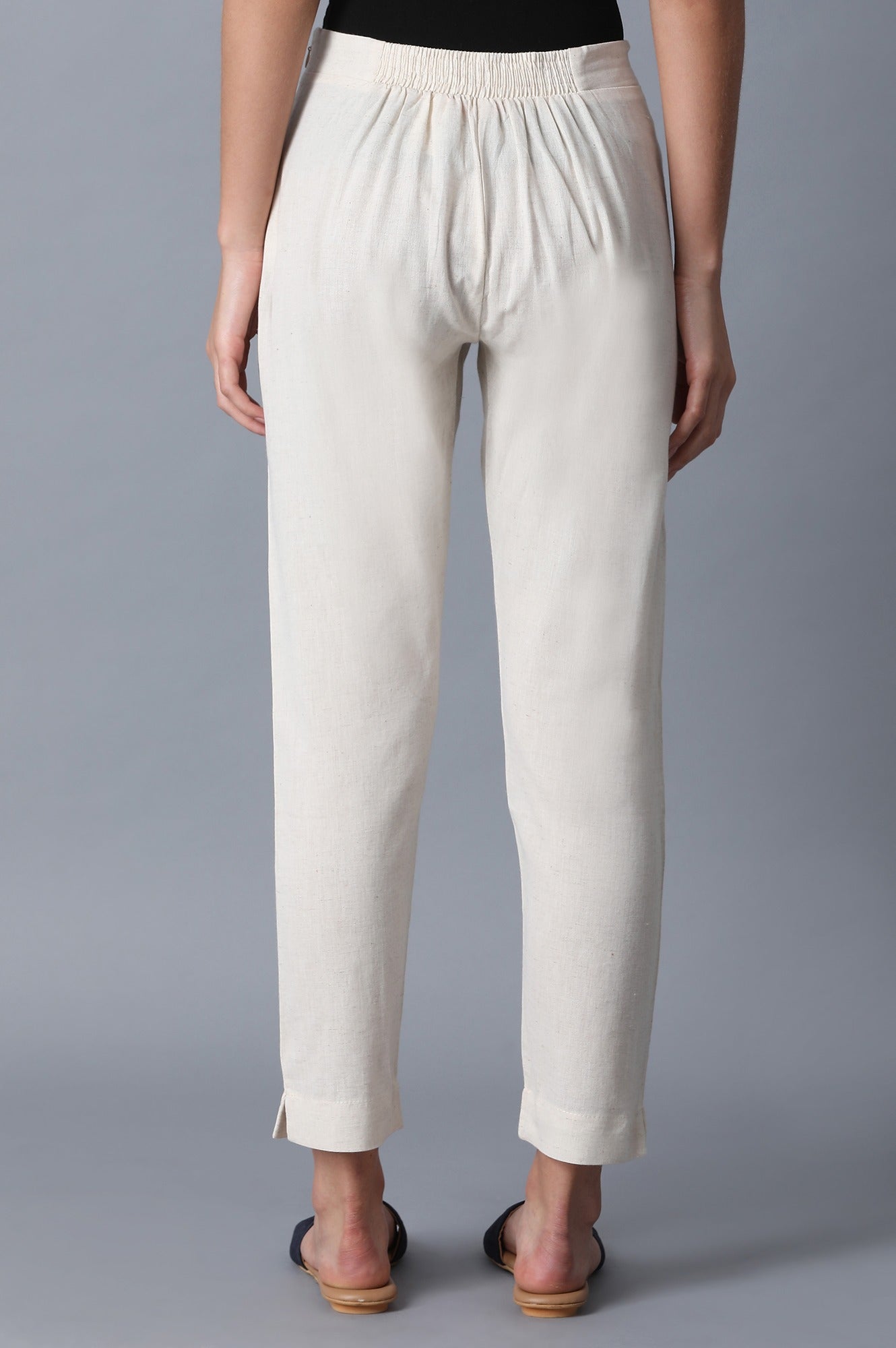 Ecru Slim Pants