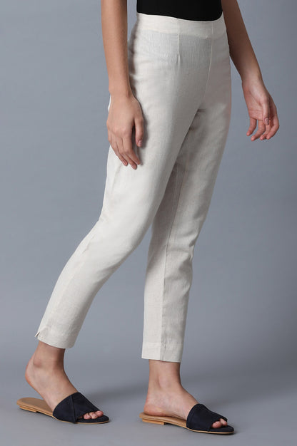 Ecru Slim Pants