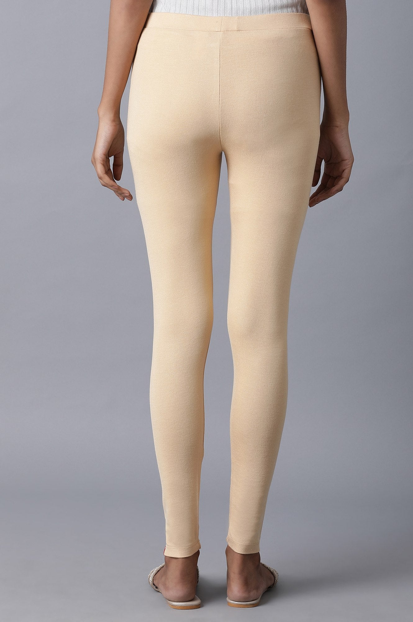 Peach Ankle Length Tights