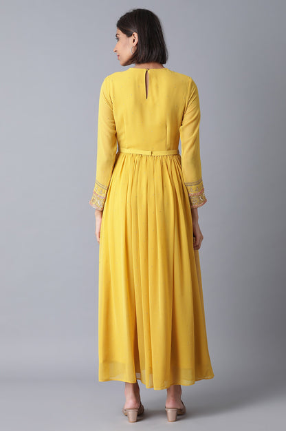 Yellow Flared Dress