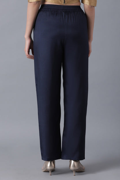 Navy Blue Parallel Pants