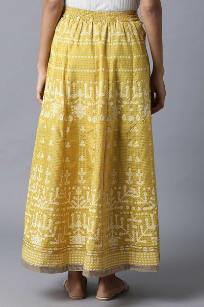 Mustard Yellow Kalidar Skirt