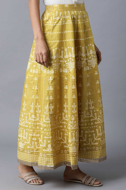 Mustard Yellow Kalidar Skirt