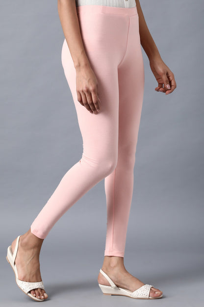 Pink Solid Tights