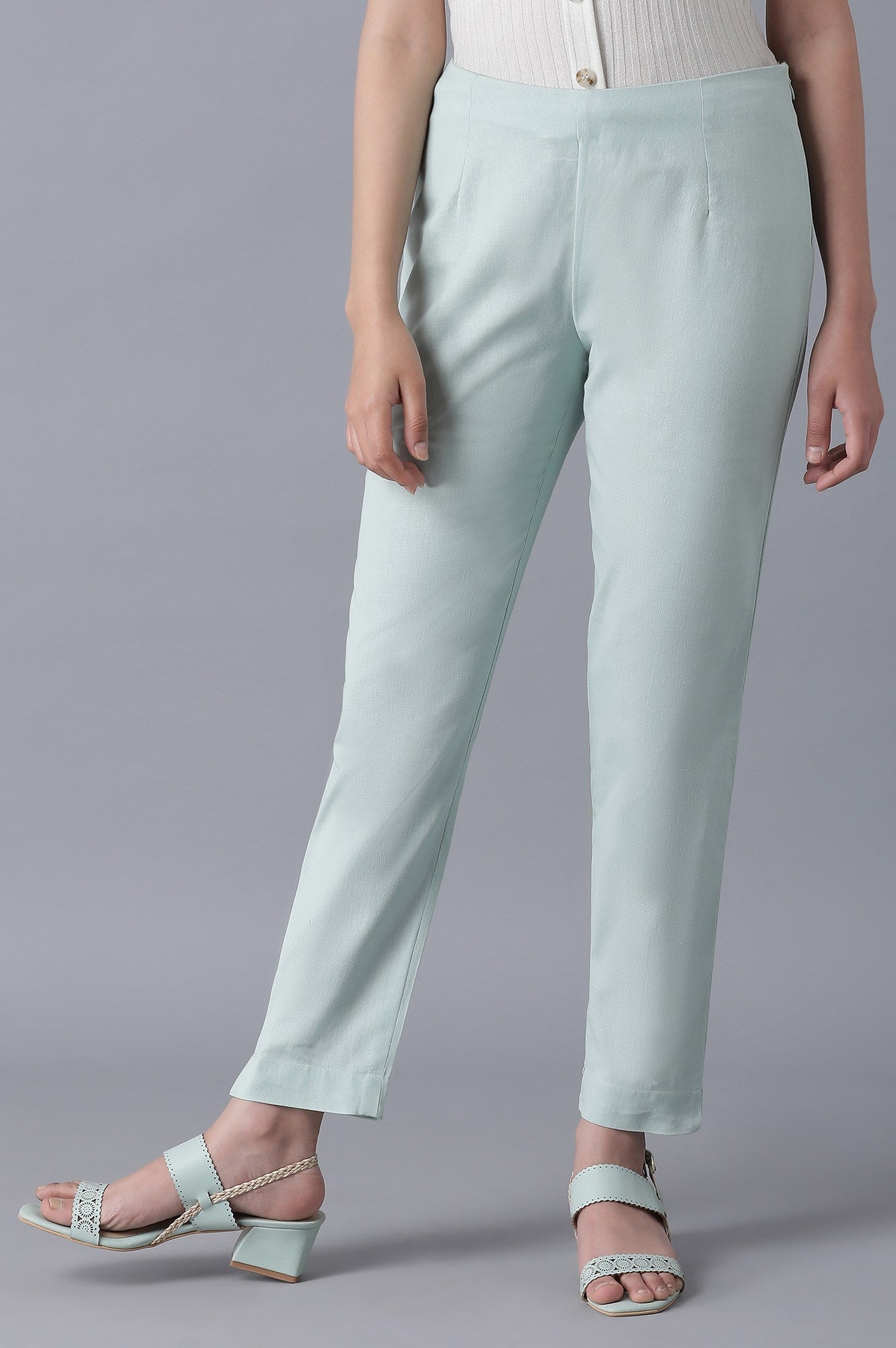 Aqua Solid Slim Pants