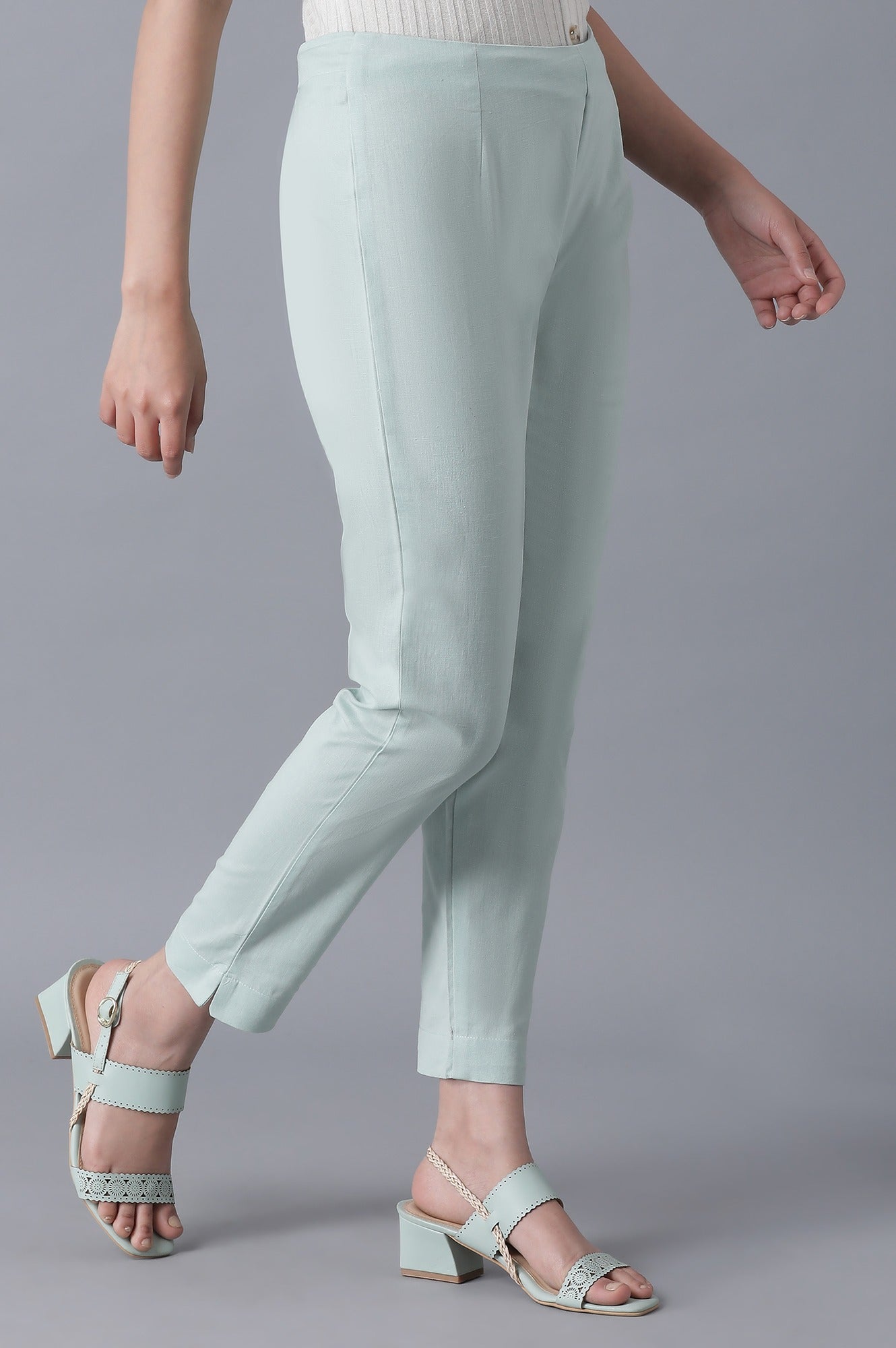 Aqua Solid Slim Pants