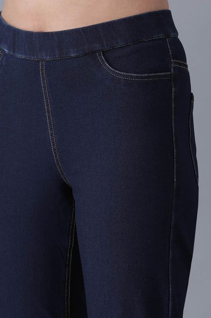 Navy Blue Jeggings - wforwoman