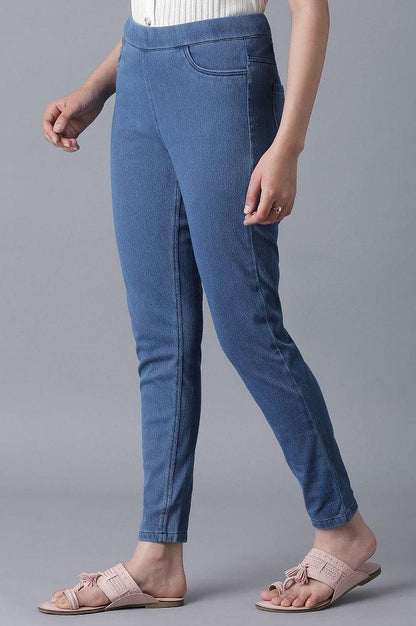 lightt Blue Jeggings - wforwoman