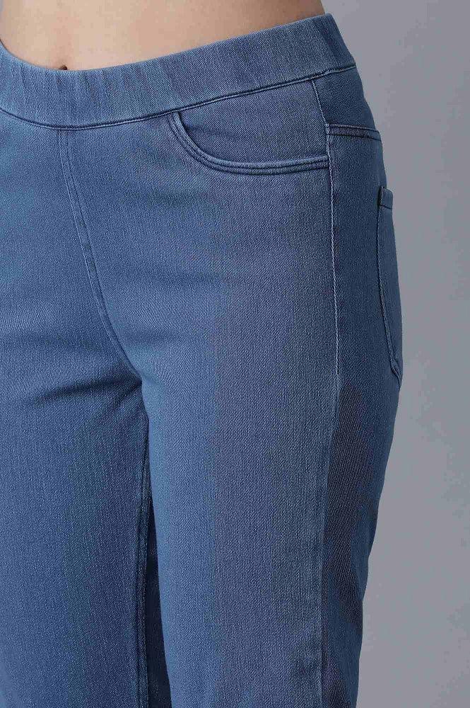 lightt Blue Jeggings - wforwoman