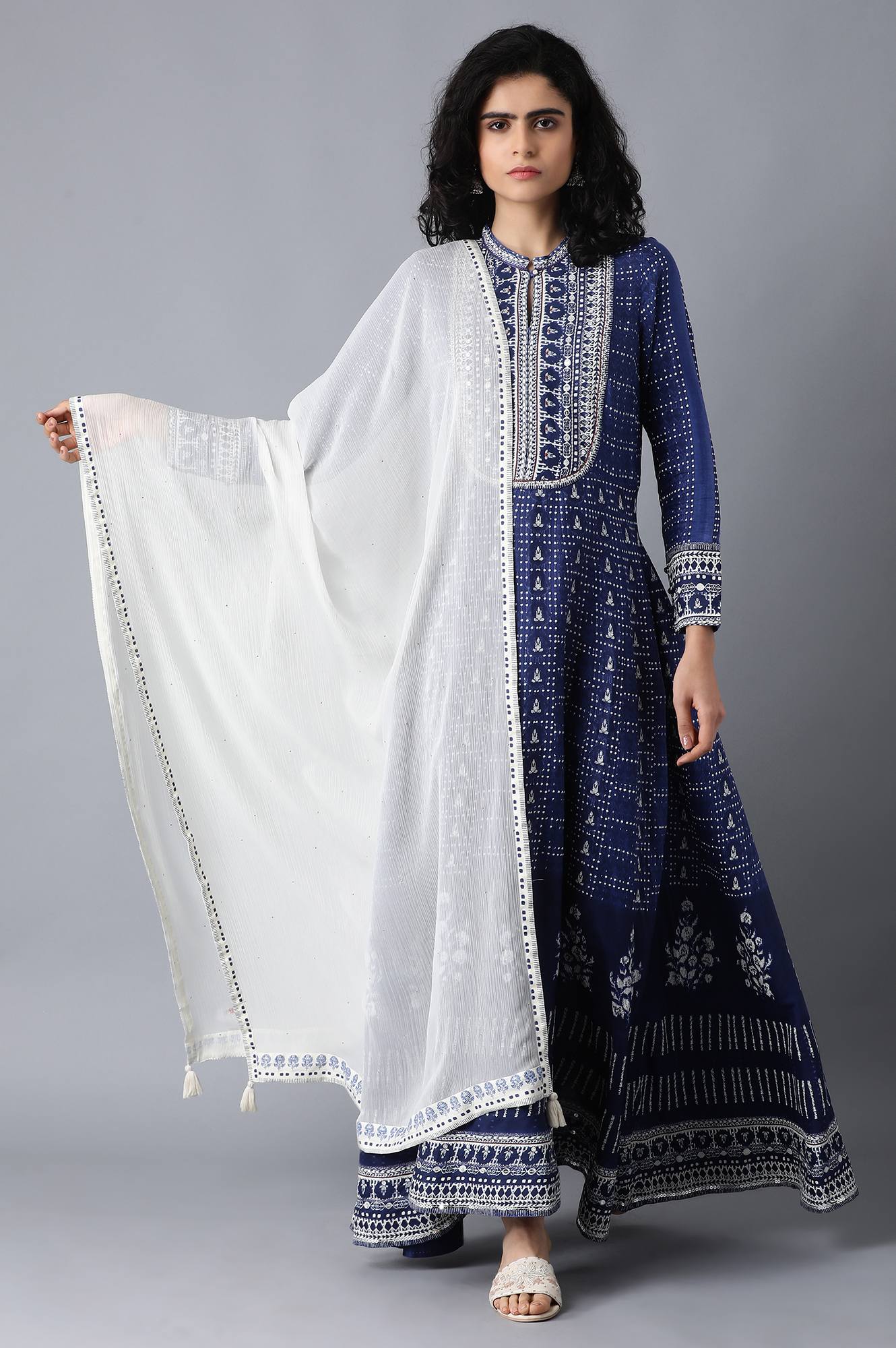 White Chiffon Dupatta