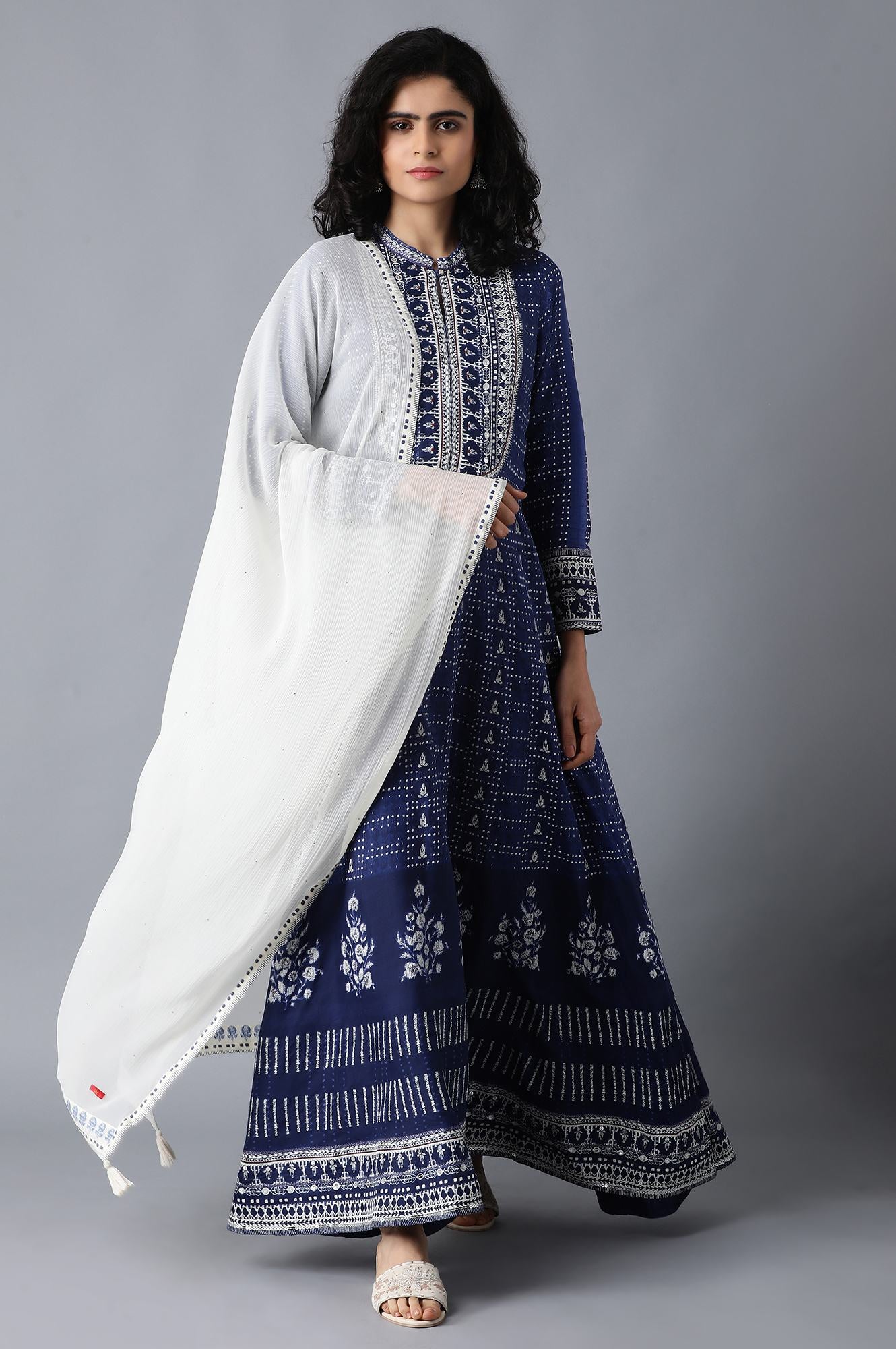 White Chiffon Dupatta