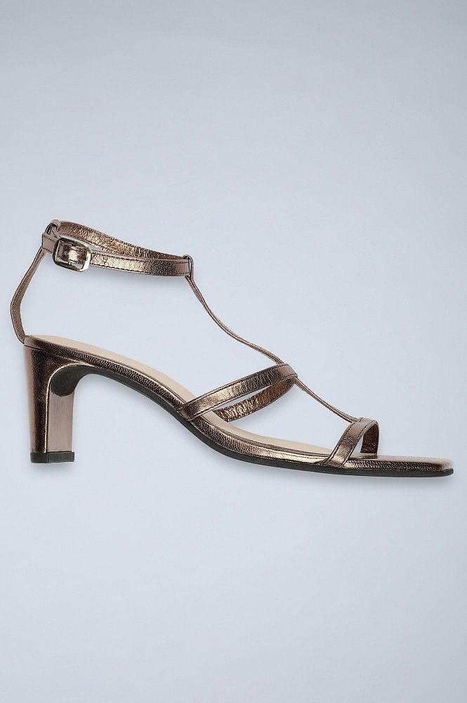 Copper Square Toe Solid Western Heels - wforwoman