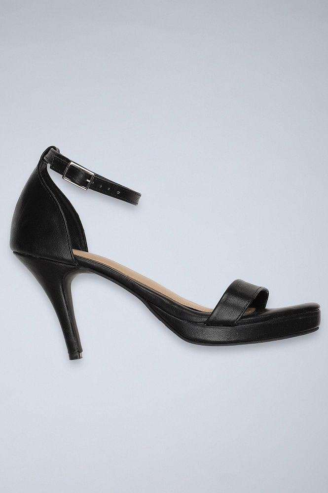 Black Solid Stiletto - wforwoman