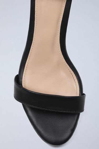 Black Solid Stiletto - wforwoman