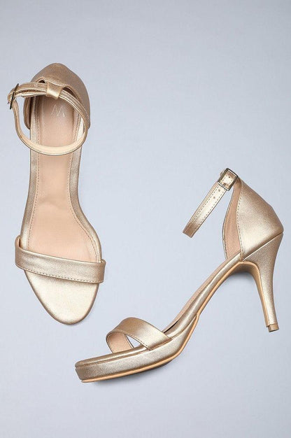 Gold Solid Stiletto - wforwoman