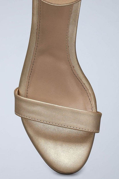 Gold Solid Stiletto - wforwoman