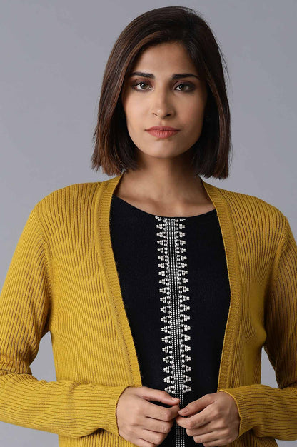 Yellow Long Cardigan