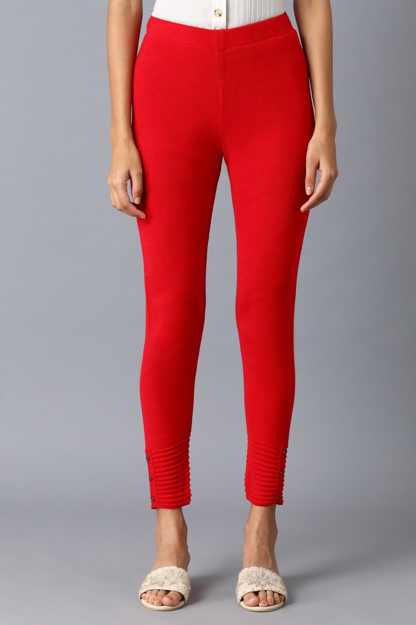 Fuschia Pink Basic Leggings - wforwoman