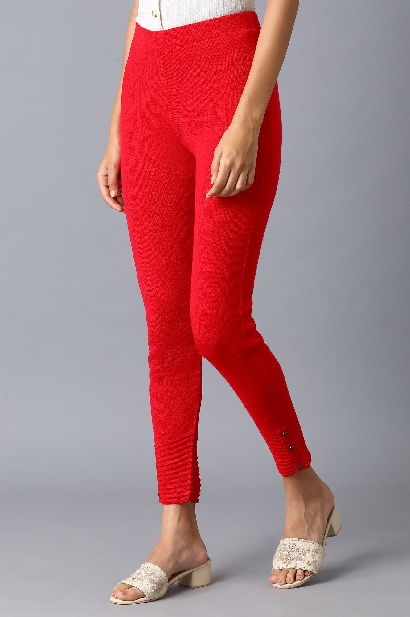 Fuschia Pink Basic Leggings - wforwoman