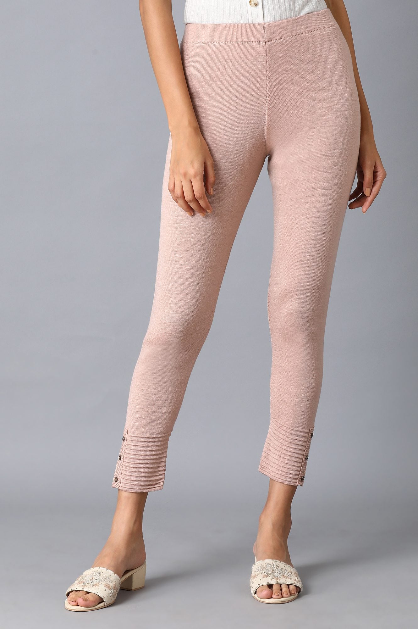 Light Pink Basic Leggings