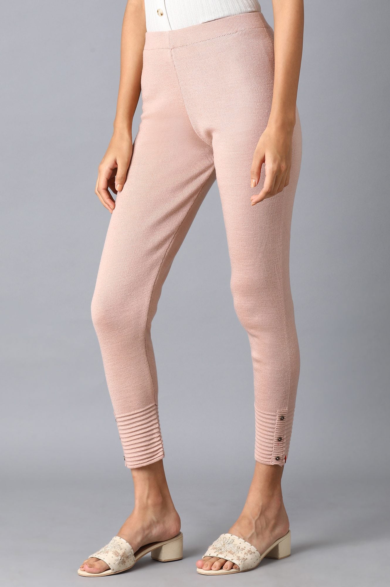 Light Pink Basic Leggings