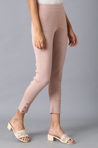 Light Pink Basic Leggings