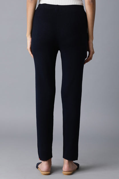 Navy Blue Basic Leggings