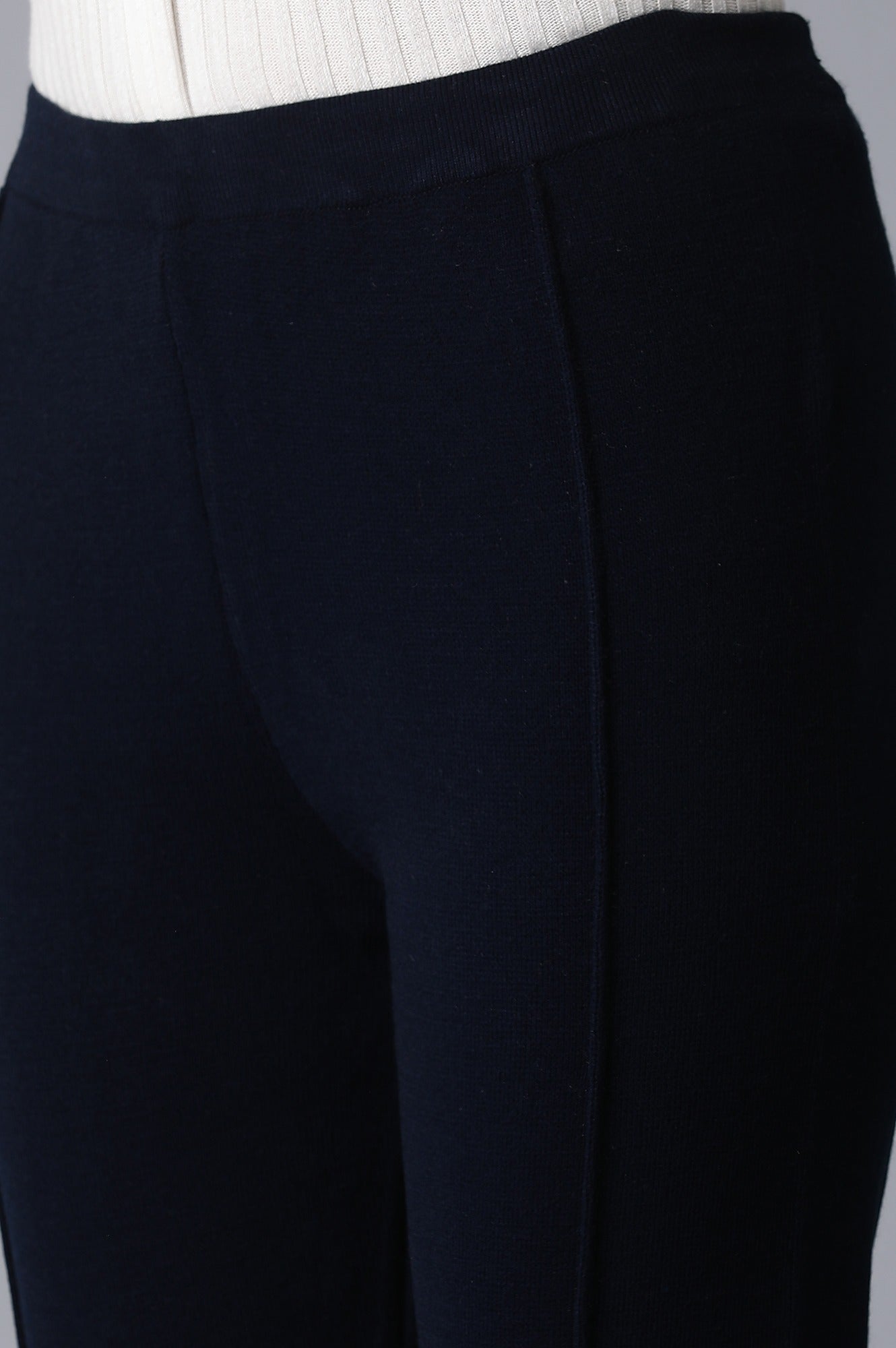 Navy Blue Basic Leggings