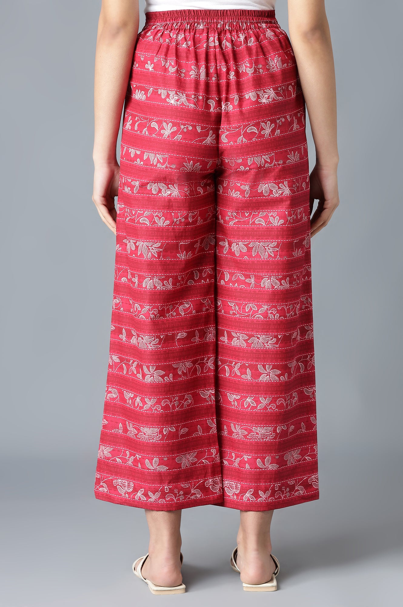 Wine Printed Palazzos