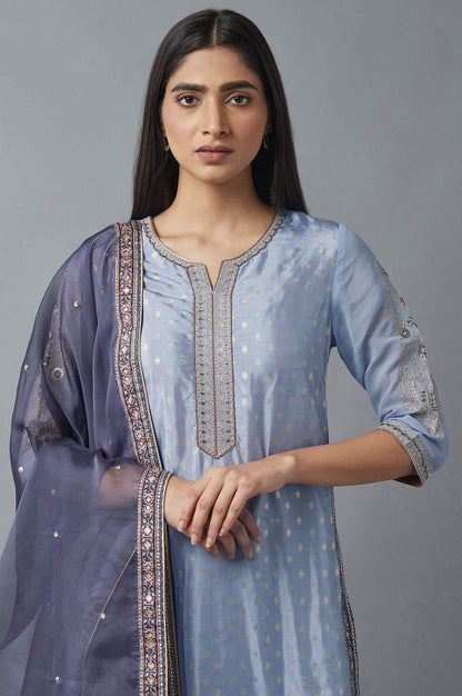 Light Purple Sharara Set - wforwoman