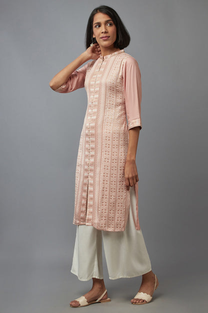 Light Pink Dobby kurta