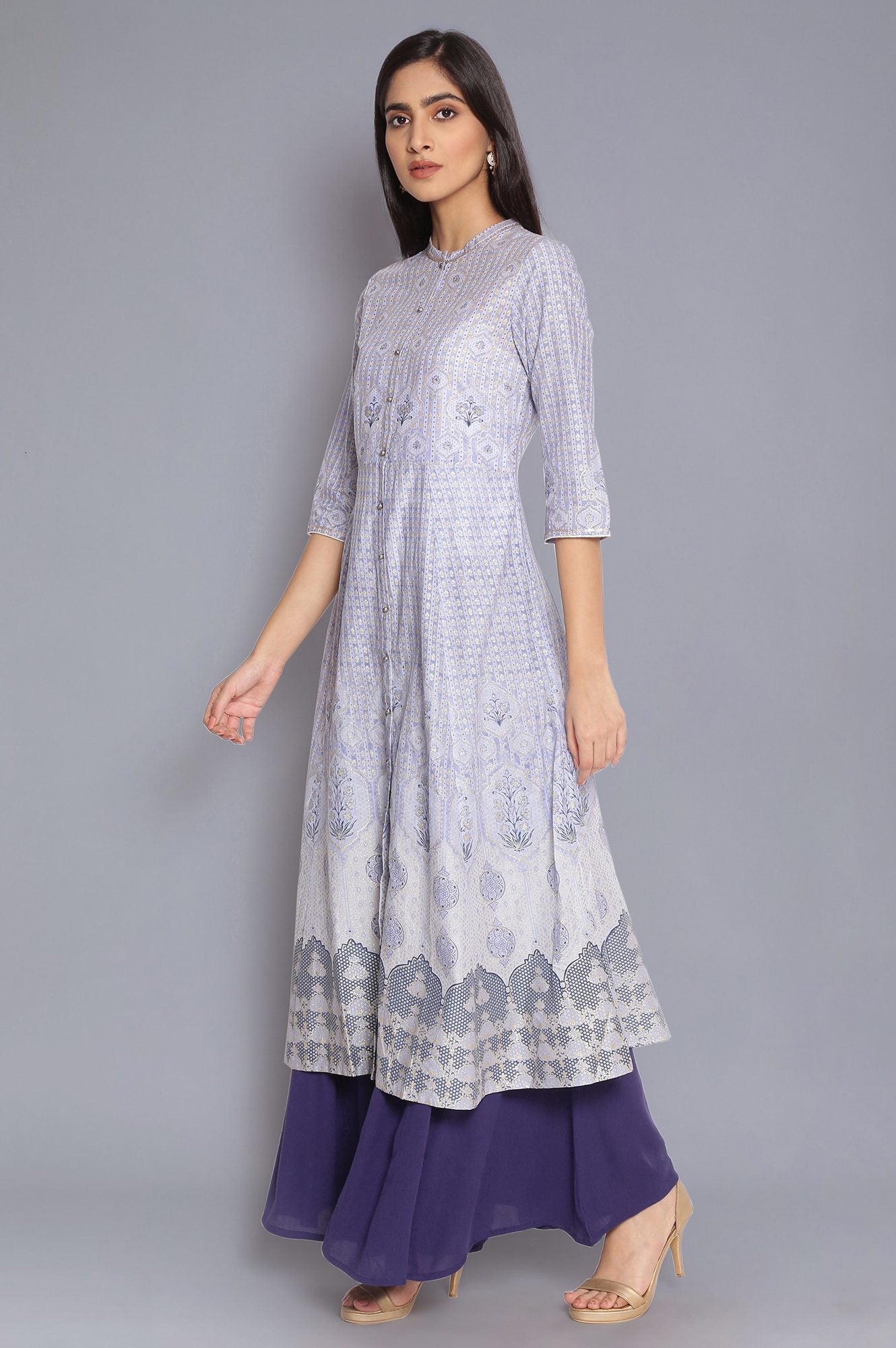 Light Blue Kalidar Dress