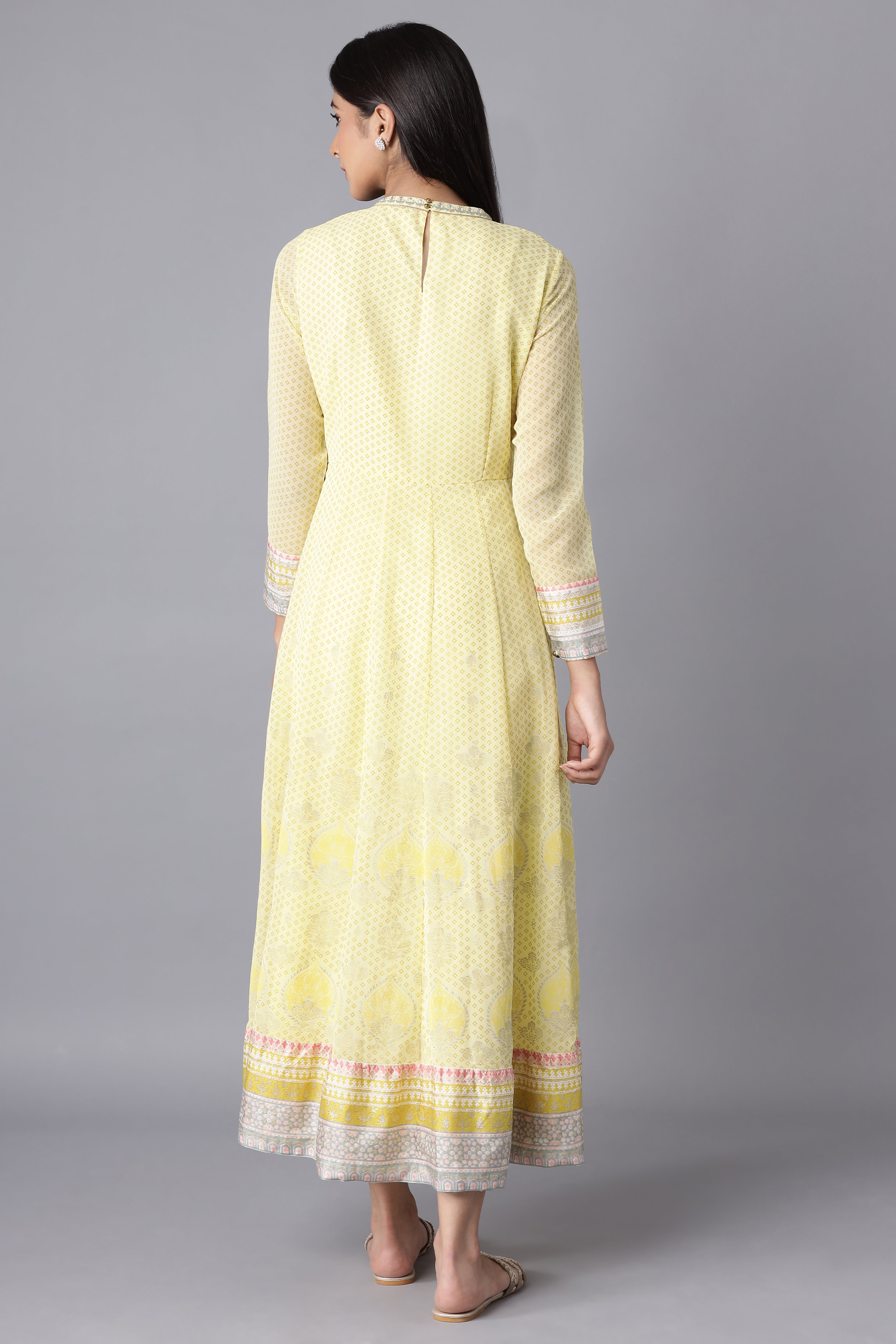 Minion Yellow Kalidar Dress