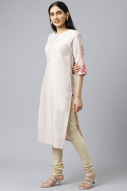 Pink Printed kurta