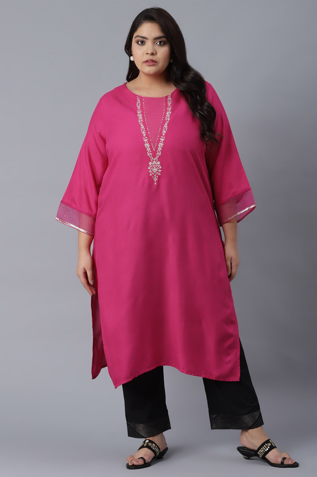 Magenta Festive kurta