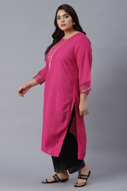 Magenta Festive kurta