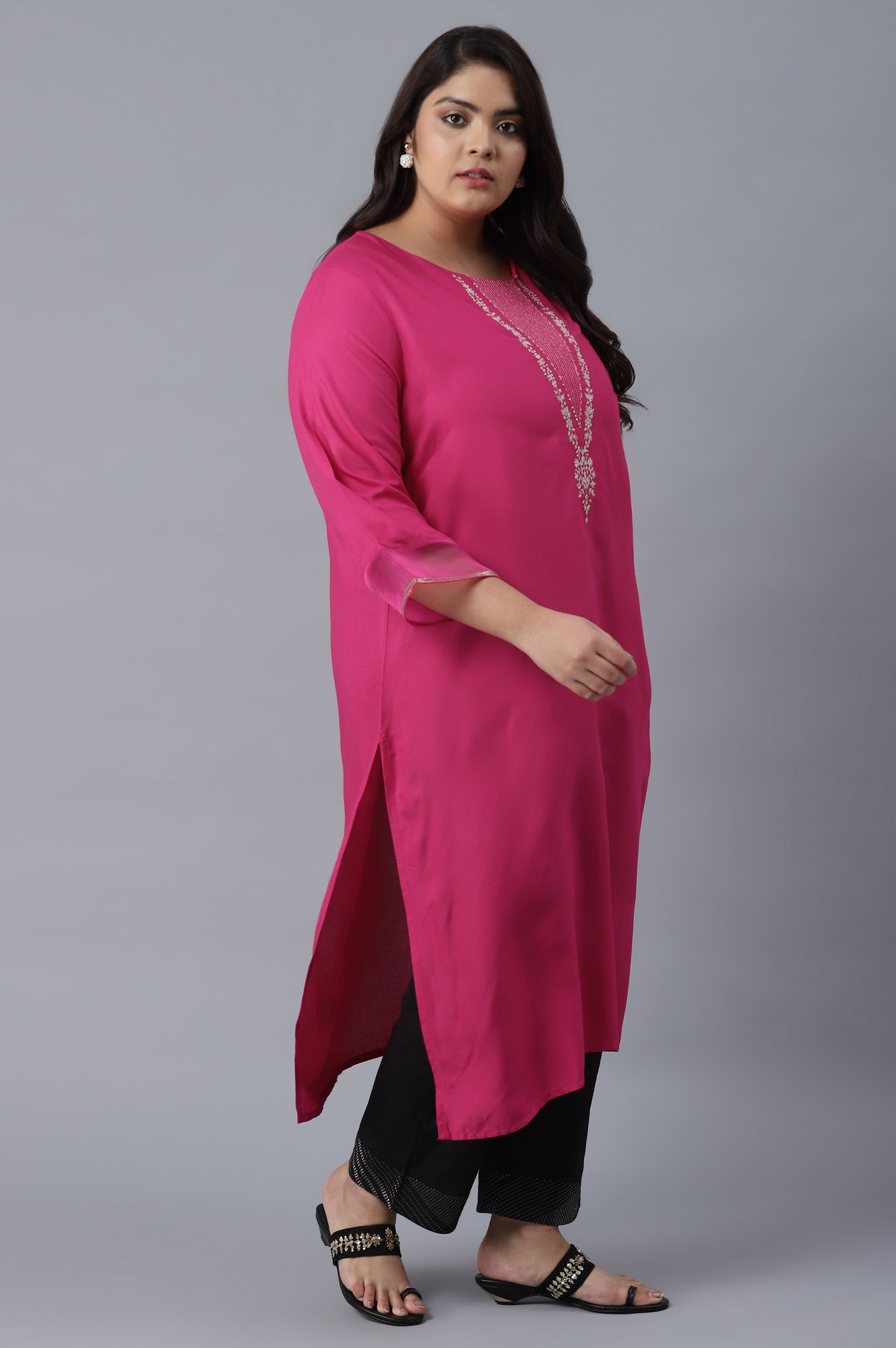 Magenta Festive kurta