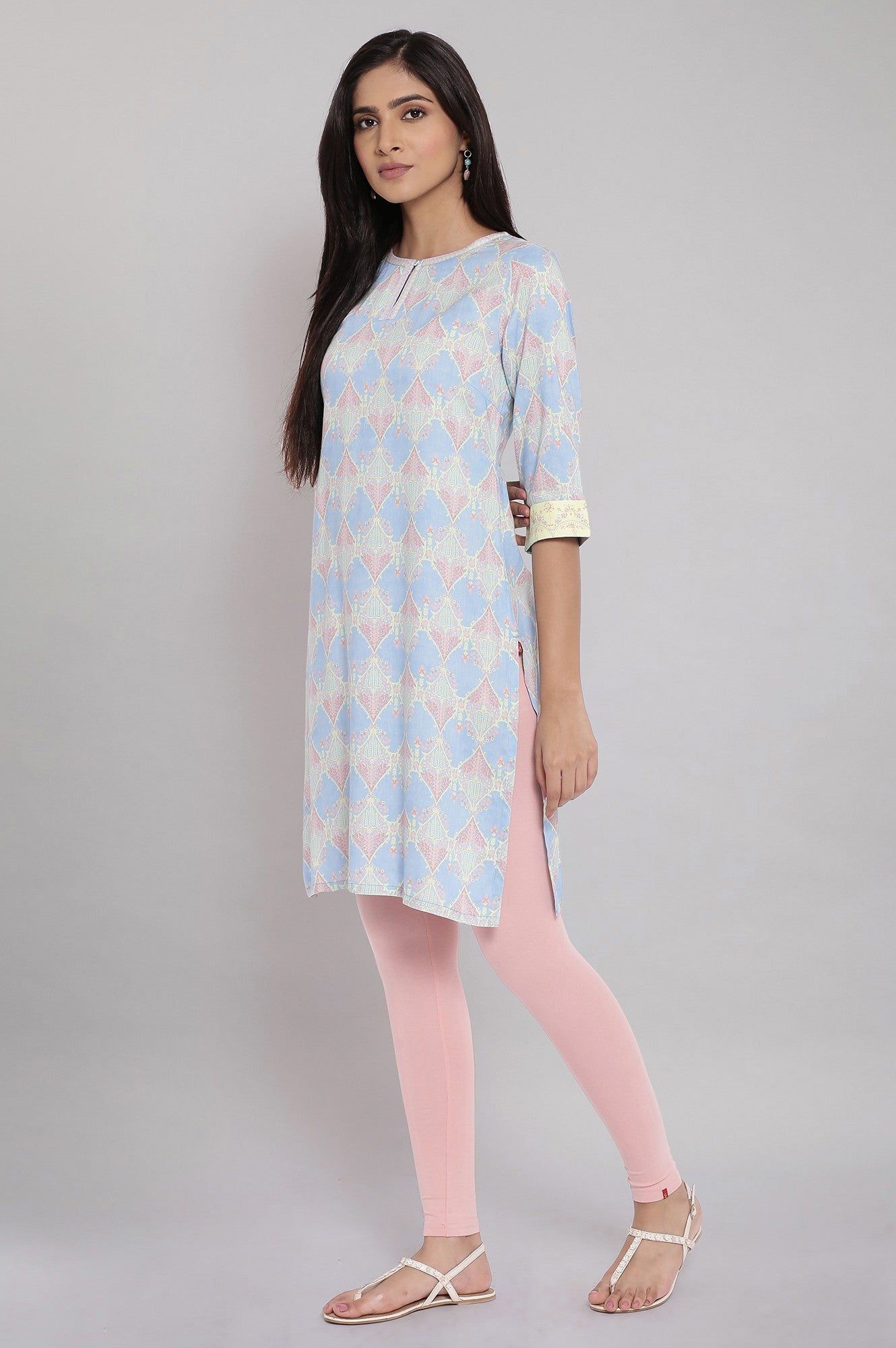 Blue Printed kurta