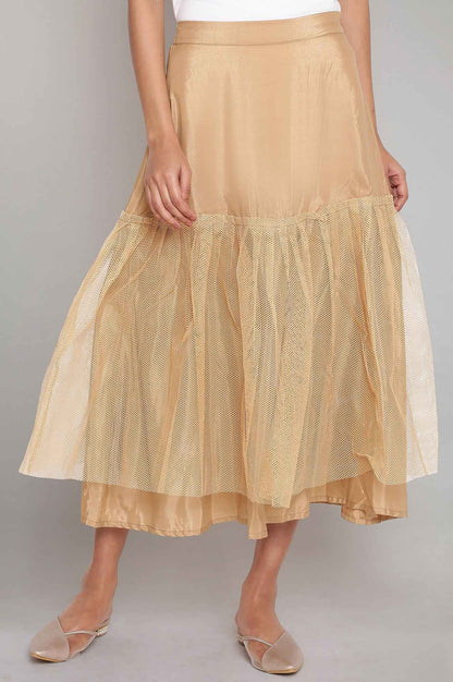 Gold Inner Cancan Skirt