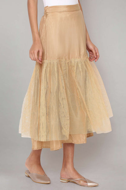 Gold Inner Cancan Skirt