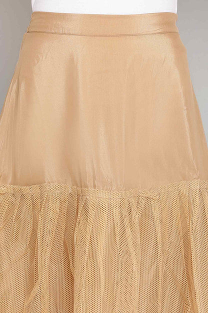 Gold Inner Cancan Skirt