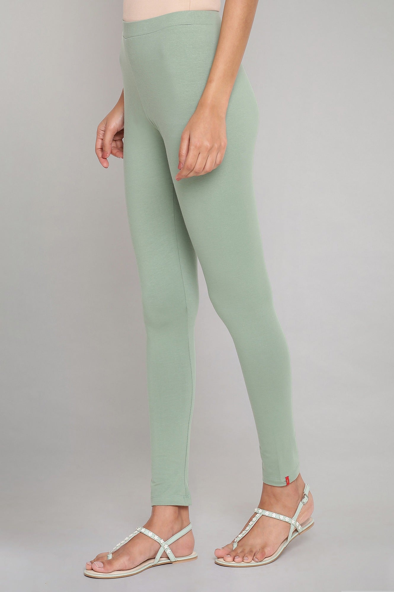 Green Skin Fit Tights