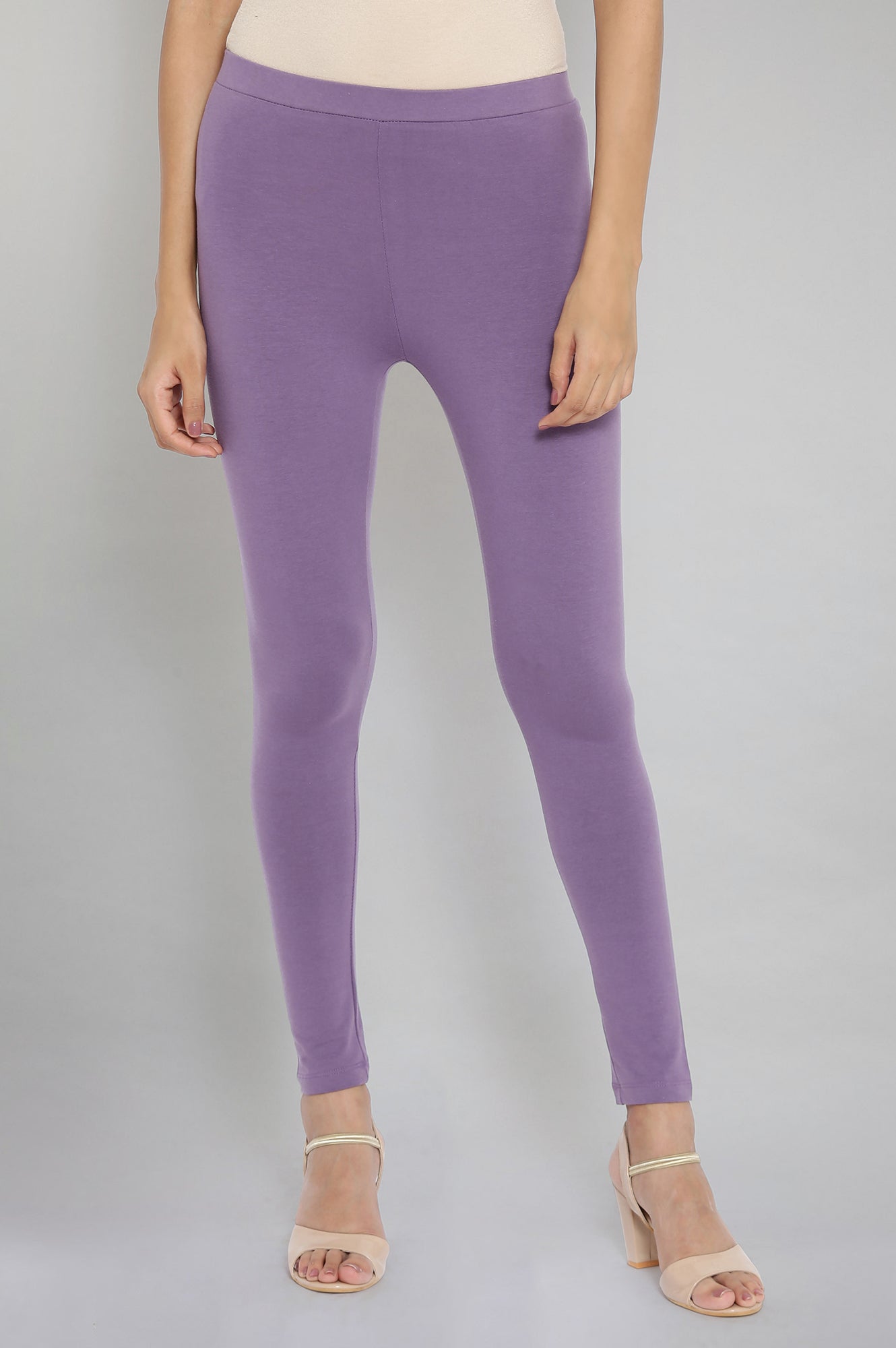 Dusk Purple Skin Fit Tights