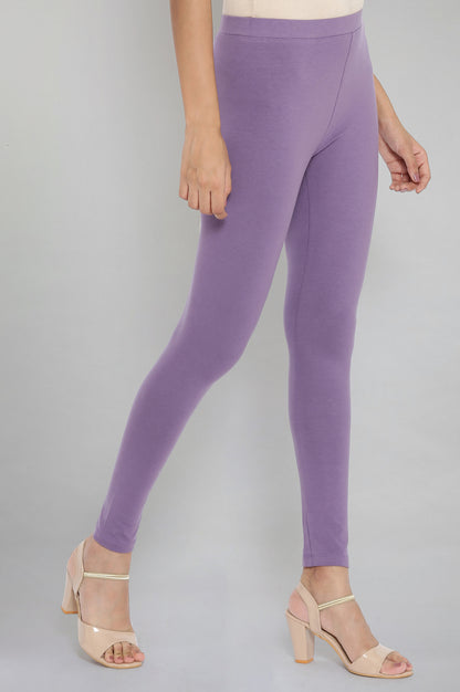 Dusk Purple Skin Fit Tights